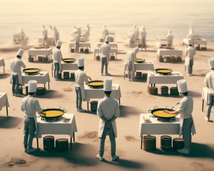 Cartel 48 edición concurso internacional de Fideuà de Gandia