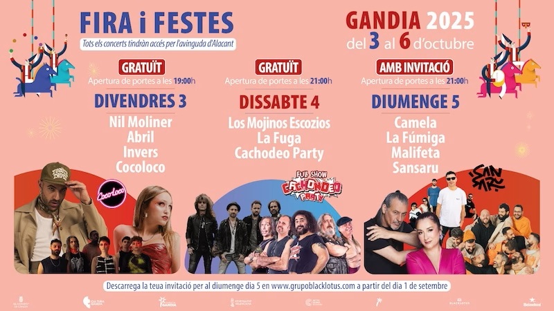 Conciertos Fira i Festes